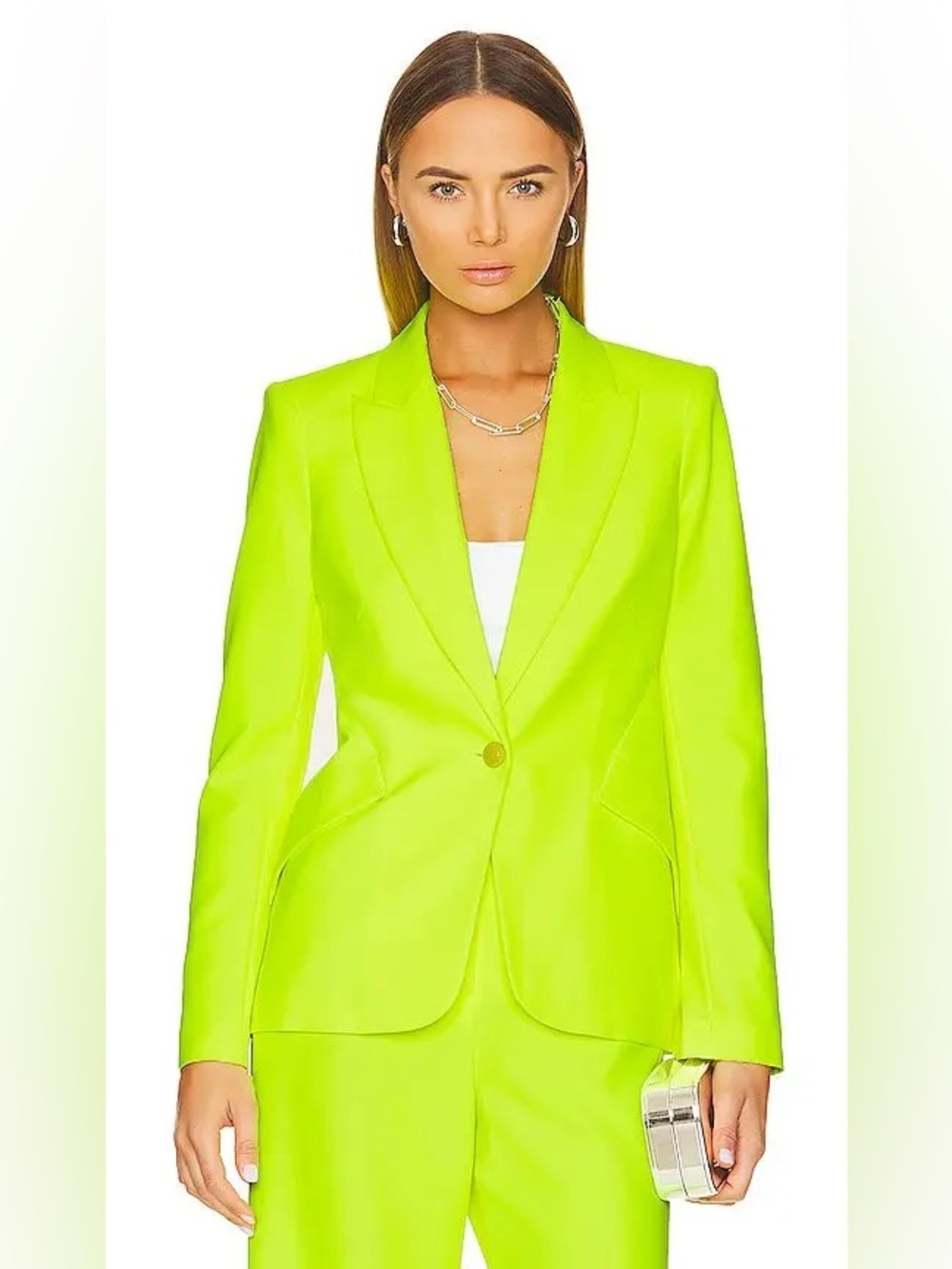 L'AGENCE Chamberlain Blazer In Yellow size 6